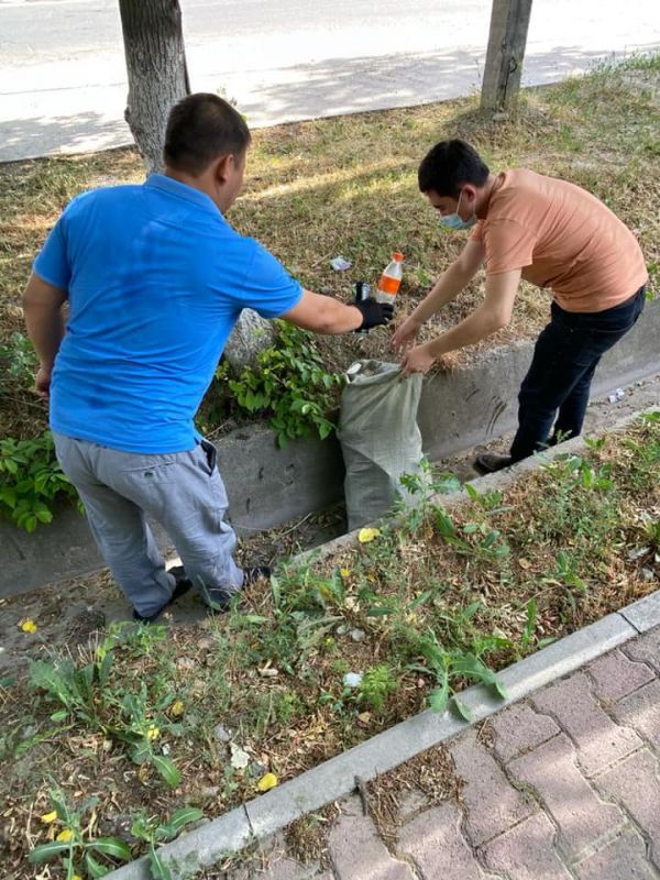 В Шымкенте прошла акция «Бірге таза Қазақстан»