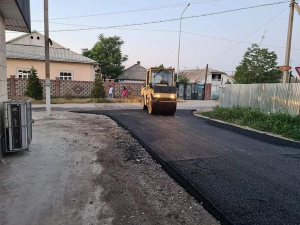 ШЫМКЕНТ: 9 УЛИЦ ЖИЛОГО МАССИВА АЙНАТАС БЫЛИ ЗА АСФАЛЬТИРОВАННЫ