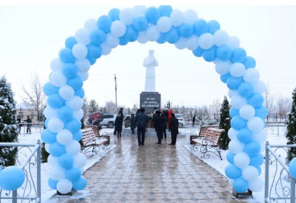 Түркістан облысы: Түлкібас ауданында «Ана мен бала» монументі ашылды