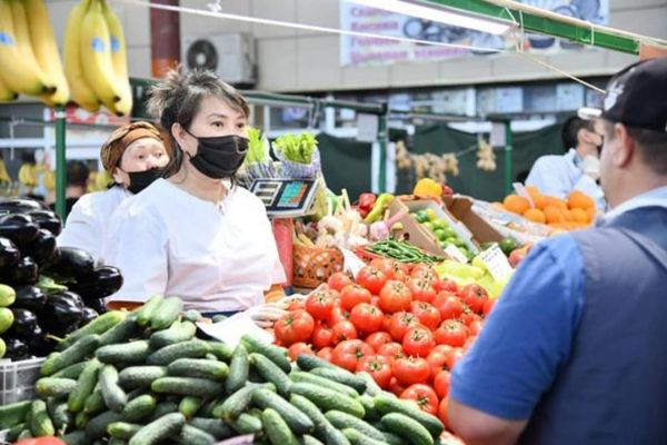 В Шымкенте цены на социально значимые продукты питания на контроле