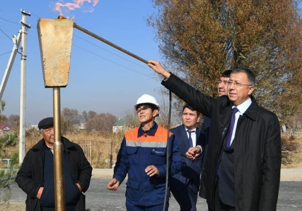 Жетісай ауданында бес ауылға газ берілді