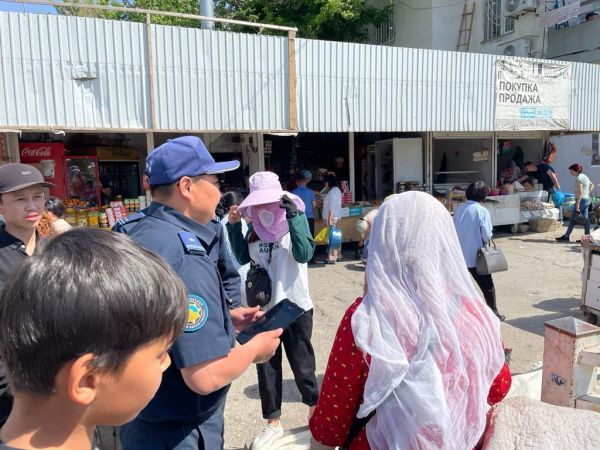 В ТУРАНСКОМ РАЙОНЕ ШЫМКЕНТА ЛИКВИДИРОВАЛИ НЕЗАКОННУЮ ТОРГОВЛЮ