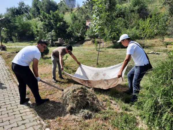 Шымкент: Ирригационные канавы в Аль-Фарабийском районе очистили от мусора