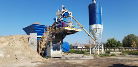 Түркістан облысы: Мақтааралда бетон зауыты айына 30 миллион теңгенің өнімін өндіріп жатыр