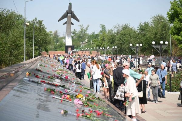 Шымкентцы отметили День Победы