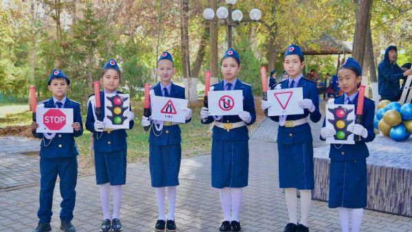 Закон и порядок: в Шымкенте полиция представила детям мультфильм о законе